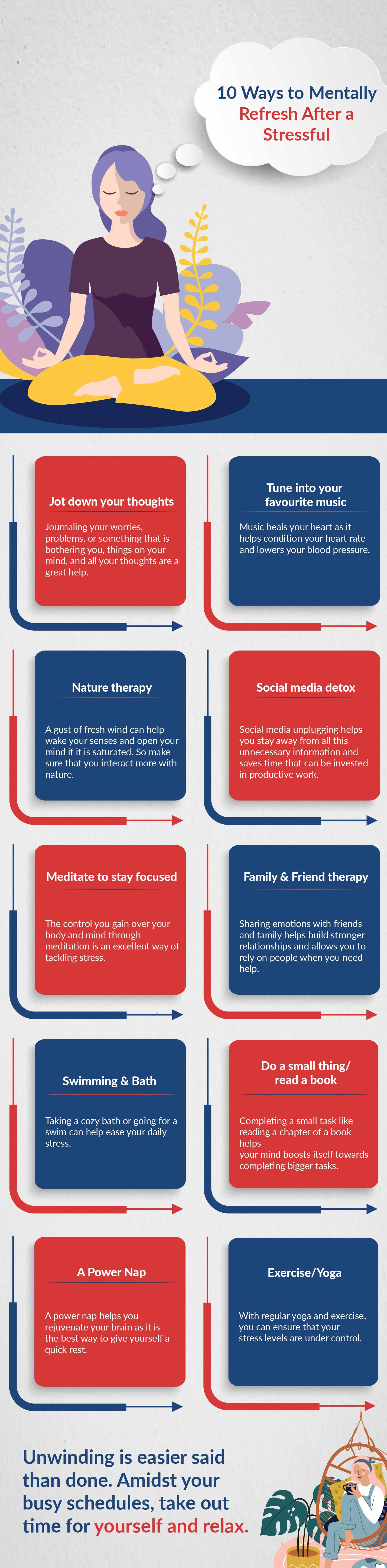 10 Ways to Mentally Refresh After a Stressful Day